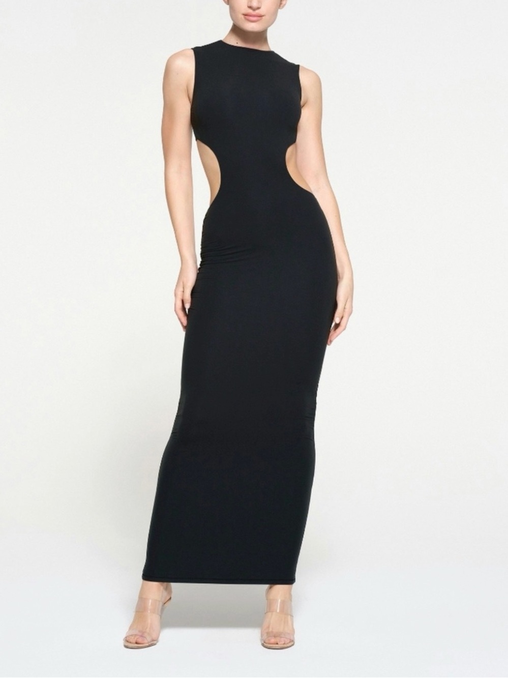 SKIMS FITS EVERYBODY CUT OUT OPEN BACK LONG DRESS
